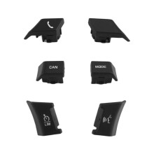 6Pcs/Set Car Steering Wheel Button Cover for XE XEL XF XFL F