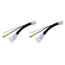 2X 24 Pin Adapter Rear View Camera Connection Cable for &Dacia for for for Clio 4 2012-