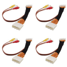 4X 28 Pin AV Video Audio Kabel für / Touch 2 und Entune Monitors Kopf Einheit