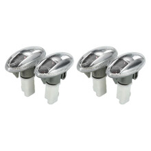 2 Pares de Luz Indicadora de Direção Lateral para Parceiro de Carro, Luz Repetidora para 108 107 407 206 6325G3 para Citreon C1 C2 C3