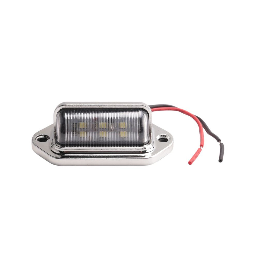 12-24V 6 Led Number License Plate Boat Deck Walkway Step Lamp Rv Trailer Light 4712796237084