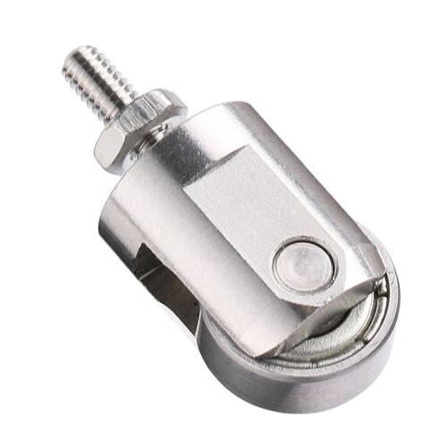 Roller Contact Point for Dial Indicator 10mm Diameter Wheel M2.5 Thread Stainless Steel Roller Measuring