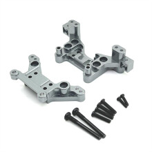 Torres de Choque Delanteras y Traseras de Metal para MJX H16 16207 16208 16209 16210 1/16 RC Accesorios de Piezas de ActualizacióN de Coche, Gris