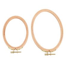 2 PeçAs Aros de Bordado Ovais Incluem 1 PeçA 8,3 X 5,4 Polegadas e 1 PeçA 6,3 X 4,1 Polegadas Argolas de Ponto Cruz Anel para Artesanato de Arte