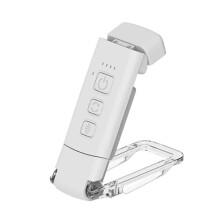 Boeklamp met Timer USB Oplaadbare Leeslamp Clip- Leeslamp Bladwijzer Nachtlampje Boeklamp 5 Helderheid-Melkachtig