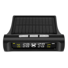 Solar Tpms Reifen Druck Alarm Überwachungs System 4 Externes Automatisches Alarm System Reifen Druck Temperatur Warnung