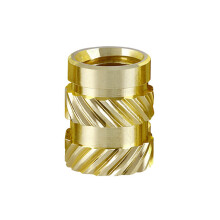 50 stuks koperen moer M3 M4 M5 messing gekartelde-M5