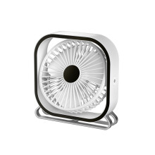 Mini ventilateur de bureau USB, Rotation à 3 vitesses,-Blanc
