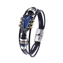 Multilayer Statement Bracelet Fashionable Women Bracelet-Blue