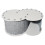 Half Enclosed Cats Bed Detachable Scratch Resistant Indoor-Gray 1