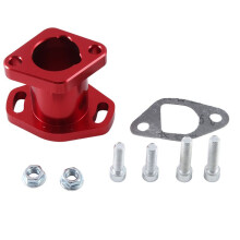 VM22 Rouge Carburateur Connecteur Port Admission Collecteur Carburateur Adaptateur Auto Fournitures