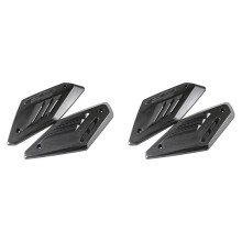 2X Kolfibermotorcykelram Sidopanelskyddsskydd Skalskydd för Inloppsrör för CB650R 2019 2020 2021