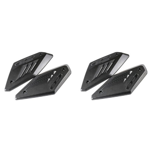 2X Carbon Fiber Motorcycle Frame Side Panel Guard Cover Shell Intake Pipe Protector for  CB650R 2019 2020 2021