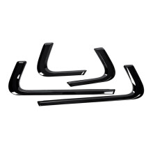 4 Strisce Decorative per Portiera Interna In ABS Nero Lucido, per Sport 2014-2022