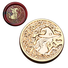 Halloween Series Sealing Wax Stamp for Cards-Vine Witch
