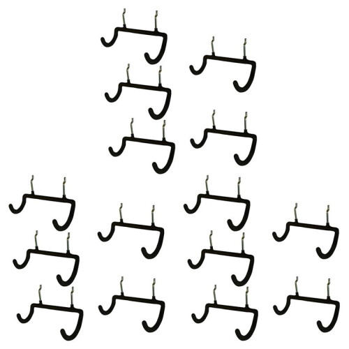 15PCS Pegboard Drill Holder Heavy Duty Hooks,Pegboard Double Hooks Drill Hanger Hook for Drill,Accessories