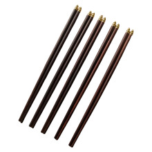 5 paires de baguettes en bois faites à la main-Ke bois de santal