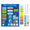 Interactive Children's Magnetic Learning Calendar - Blue- Fun Educational Tool for Ti 1