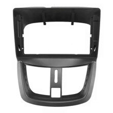Auto-audio-modificatieframe voor Peugeot 207 2006-2010 9 Inch Zwart ABS Paneel