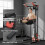 SPORTNOW Power Tower with Lat Pull Down Machine, Pull Up Bar, Dip Station 8