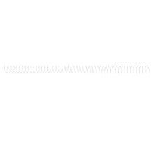 100Pcs 14.3mm Silver Spiral Coils 48T 4:1, 115 Sheet A4 Capacity