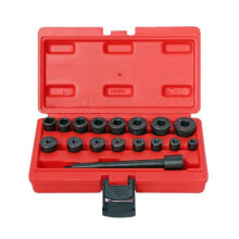 Centreur d’embrayage universel - HELLOSHOP26 - 17 pièces - Haute qualité - Alésage 14,2-24,2 mm - Arbre 145 mm