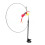 Cat Wand Feather Toy Red, Wire29.5in, Rod7.5in 1