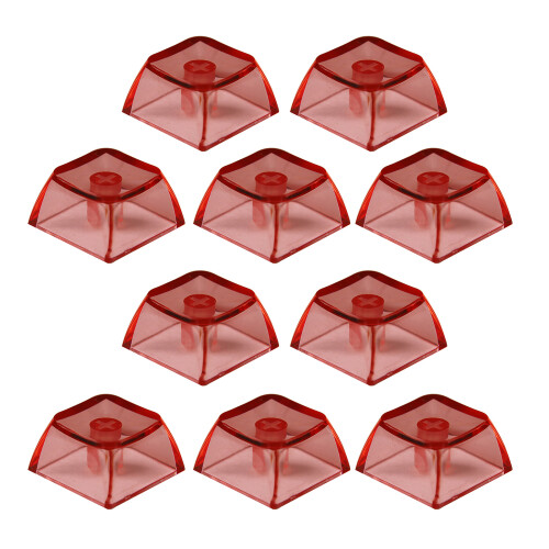 1U XDA2 Height Backlit Keycaps for Mechanical Keyboards-Red
