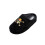 (3 UK, Black) One Piece Boys Logo Slippers 4