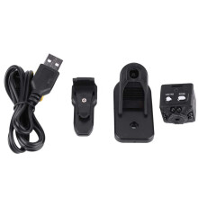 Security Camera With Night Vision, HD 720P Mini Surveillance Camera Lightweight Portable Built In Battery For 90 Minutes Recording Includes Holder And