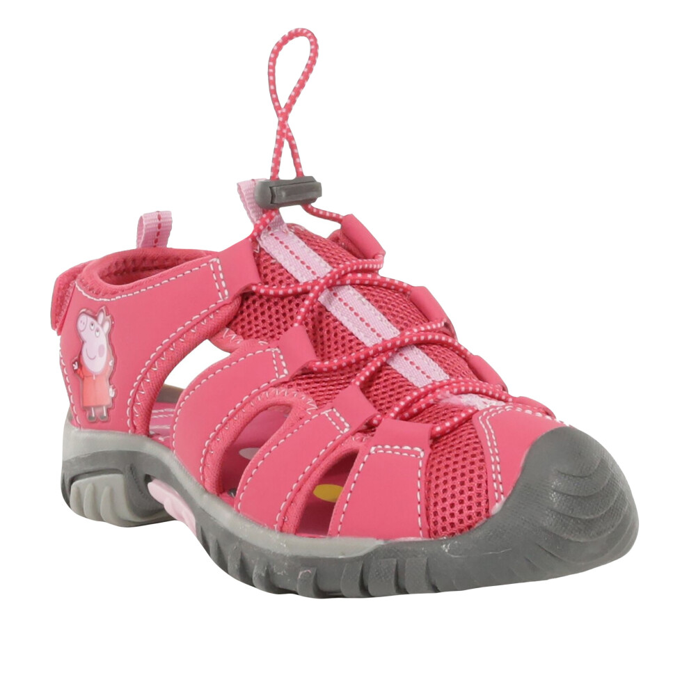 Regatta (2 Uk, Bright Blush) Childrens/Kids Peppa Pig Sandals Multicoloured