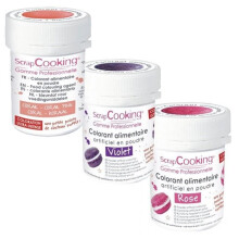 Kit de colorantes alimentarios - Rosa-violeta-coral