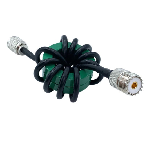 1.8-30MHz 200W Shortwave Choke Magnetic Ring for Frequency Shortwave Radio Testing Common Mode Current Anti-Interference 1