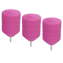 Pink Foam Tipped Aluminum Arrows Set for Archery Games 3PCS