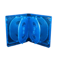 Étui DVD 1 pièce, boîte à bijoux, boîte de rangement en-Bleu