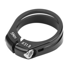 Seat Post Clamp Quick Release Aluminum Alloy Rustproof Durable High Quality Suitable For Mountain Bike Easy Installation Smooth Look