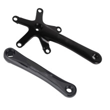 Vevparti i aluminiumlegering, högkvalitativ cykelersättning, lätt, ihålig design, vänster och höger vevparti för hopfällbara mountainbikes,