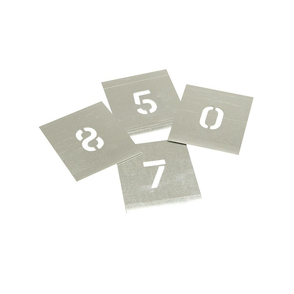 Stencils Zinc Stencil - Numbers 5063918032360