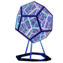 Unendlichkeits-Dodekaeder-Farbkunstlicht, Fantasie-Geometrie-Weltraum-LED-Kunstlampe, USB-Aufladung, Weihnachtsgeschenke, Dekorationen