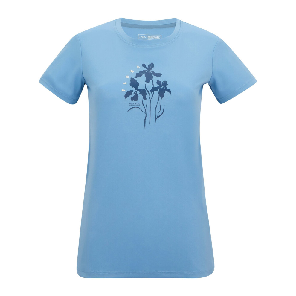 Regatta (8 Uk, Washed Denim) Womens/Ladies Fingal T-Shirt