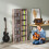 Homcom HOMCOM 260 CD Storage Unit 120 DVD Storage Tower with 9 Compartments Natural 9