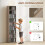 Homcom HOMCOM 260 CD Storage Unit 120 DVD Storage Tower with 9 Compartments Natural 6