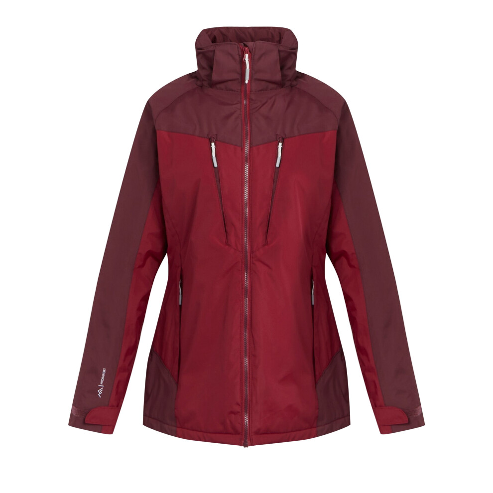 Regatta (16 Uk, Rumba /Burgundy) Womens/Ladies Calderdale Winter Waterproof Jacket Red