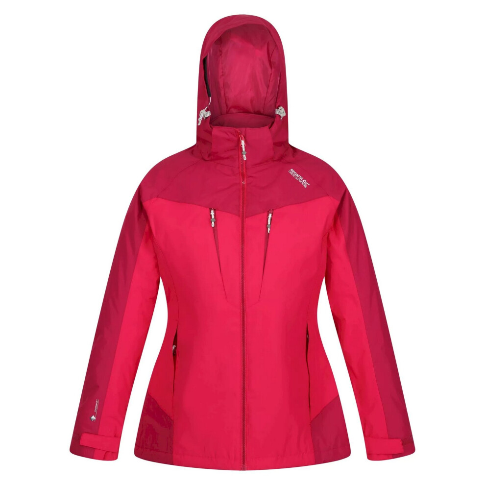 Regatta (12 Uk, Potion/Berry ) Womens/Ladies Calderdale Winter Waterproof Jacket Pink