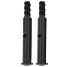 Eje delantero de metal endurecido para Traxxas Slash2WD. Resistente a la rotura y a la flexión. Piezas de eje mejoradas. Experiencia de dirección