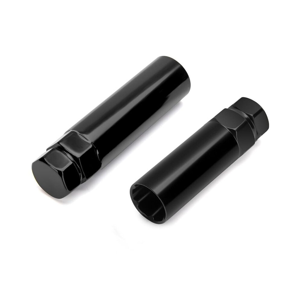 Small 6 Spline & 7 Spline Sockets Fuel Rim Lug Nut Key Wrench For Aftermarket Lugnuts 14X1.5, 14X2.0, 12X1.5, 12X1.25 4713001288853