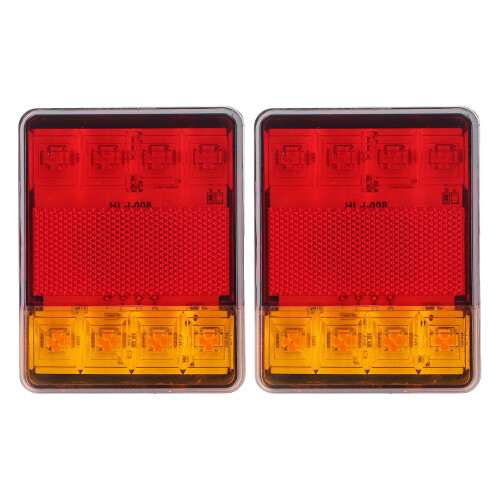 Trailer LED Light System Indicator Lights Clearance Lights Side Marker Lights Shock Resistant Waterproof Universal Compatibility