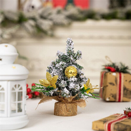 3 Pack Artificial  Christmas Tree Tabletop Small Pine Xmas Tree Decor DIY Holiday Indoor Decorations 2
