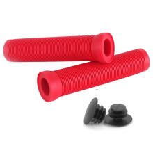 Bike Grips 22mm Road Bicycle Grip Anti-Slip Shock-Absorbing Handlebar Grip Bar End Plug Bike Part Red