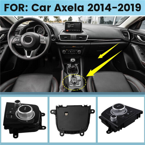 Car Console Control  Navigation Surface Frame Console Controllor Button for  3 Axela 2014-2019 BHN1-66-CM0C 1